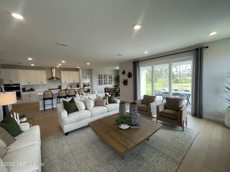 Furnished interior view inside a new home in The Cypress Series at Reserve East, Flagler Beach (Image 5). Furnished interior view inside a new home in The Cypress Series at Reserve East, Flagler Beach (Image 5).