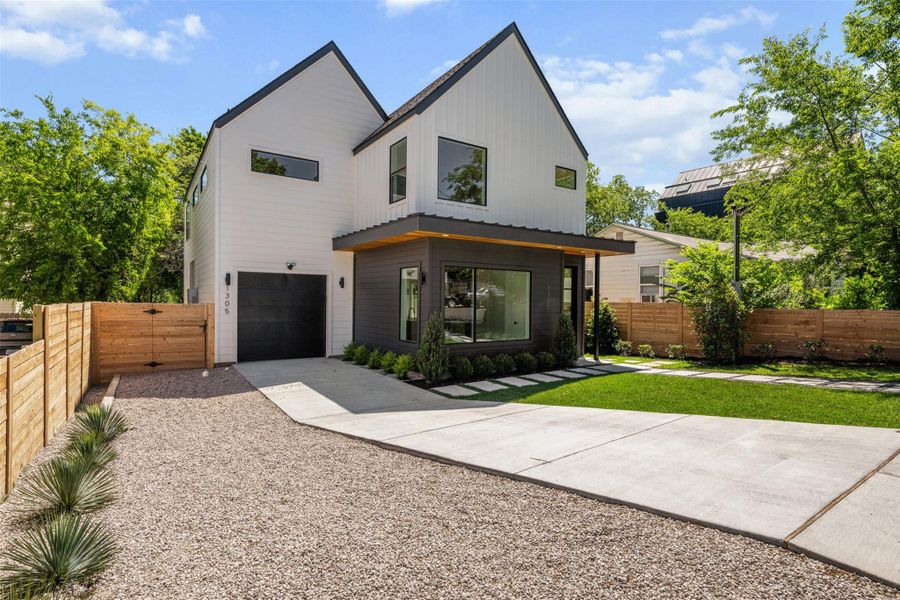 Front exterior of a new home in , Austin, TX, highlighting curb appeal (Image 2). Front exterior of a new home in , Austin, TX, highlighting curb appeal (Image 2).