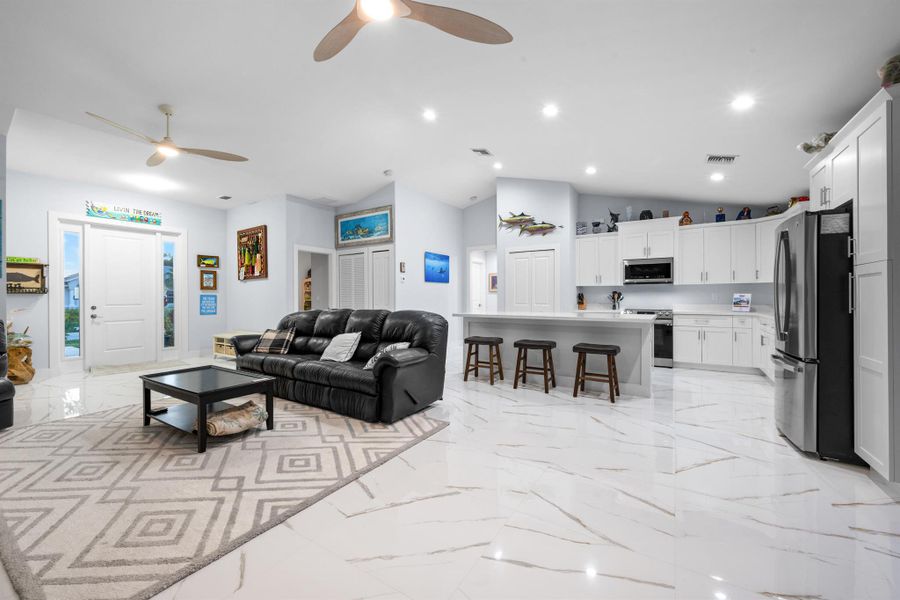 Furnished interior view inside a new home in , Port St. Lucie (Image 30).