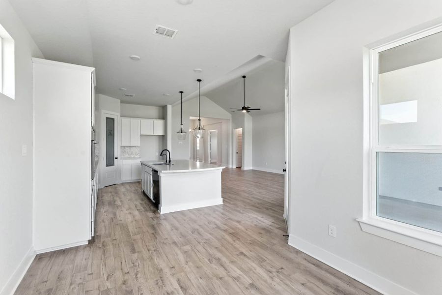 Furnished interior view inside a new home in Alsatian Oaks, Castroville (Image 14).