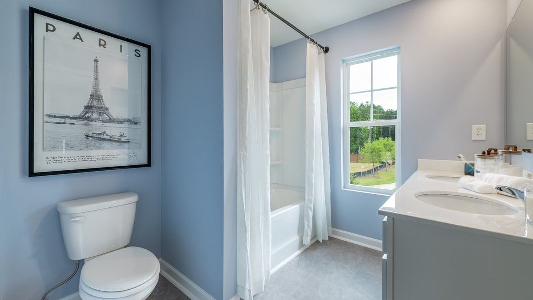 Furnished interior view inside a new home in Barrett Cove, Marietta (Image 17).