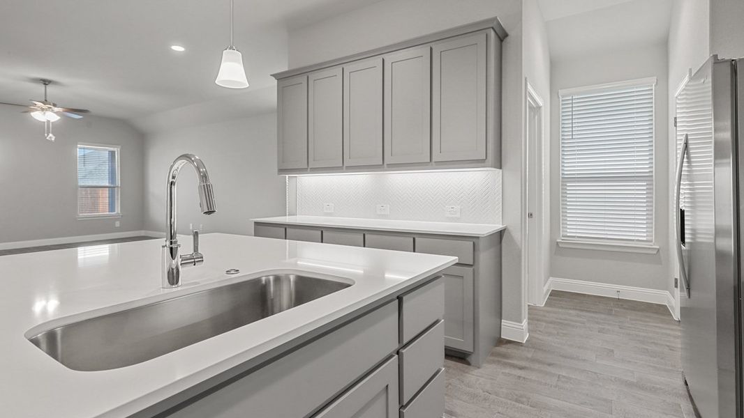 Furnished interior view inside a new home in Treeline, Justin (Image 7).