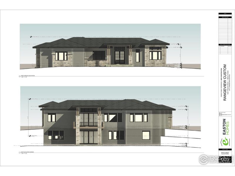 Exterior rendering of this home design in , Mead, CO (Image 13).