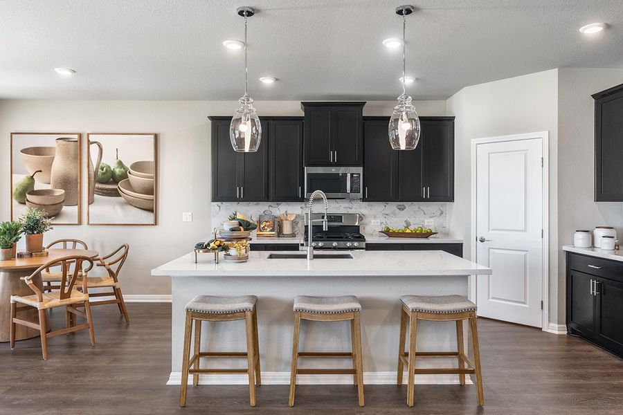 Furnished interior view inside a new home in Lisso, Pflugerville (Image 7).