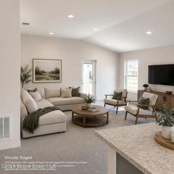 Furnished interior view inside a new home in St. John's Preserve, Palm Bay (Image 7).