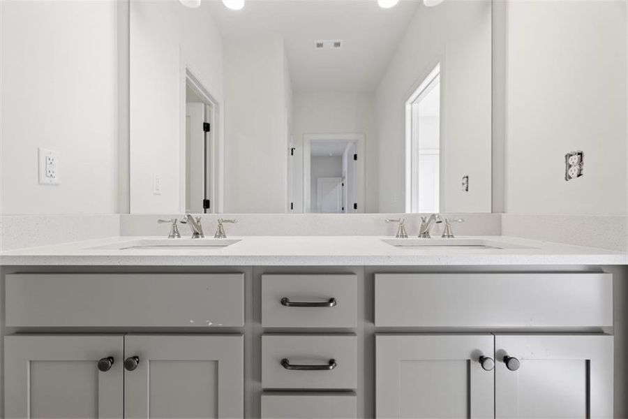 Close-up of interior finishes inside a home in , Suwanee (Image 23).