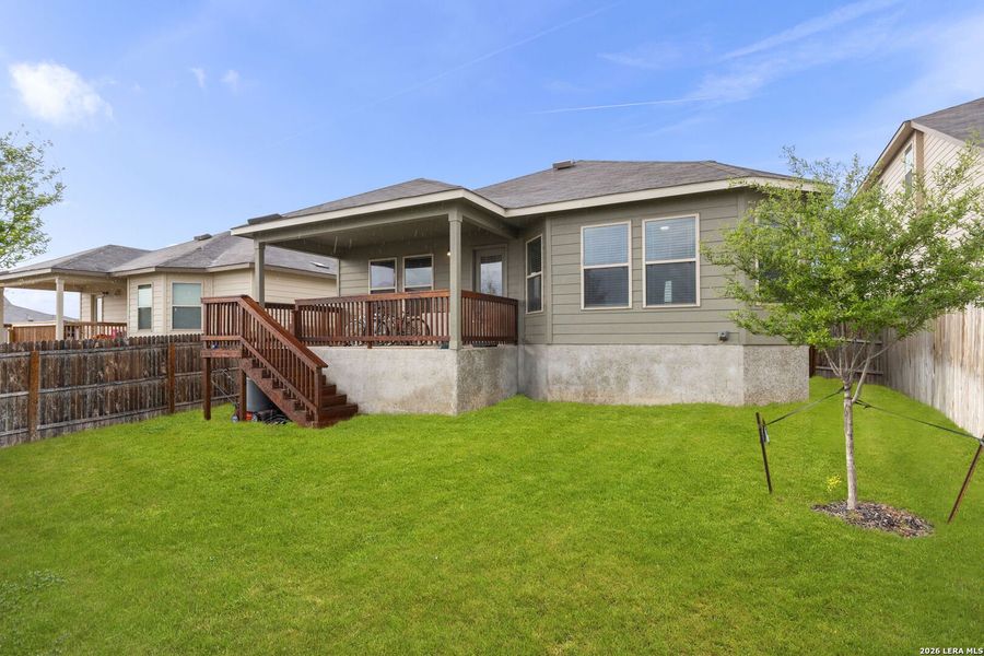 Exterior details and patio area of a home in Hunters Ranch, San Antonio (Image 27). Exterior details and patio area of a home in Hunters Ranch, San Antonio (Image 27).