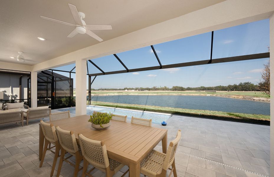 Representative exterior details of a home built from the Roseland by Pulte Homes in Riversong, Parrish (Image 3).