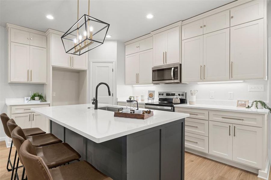 Furnished interior view inside a new home in , Waco (Image 14).