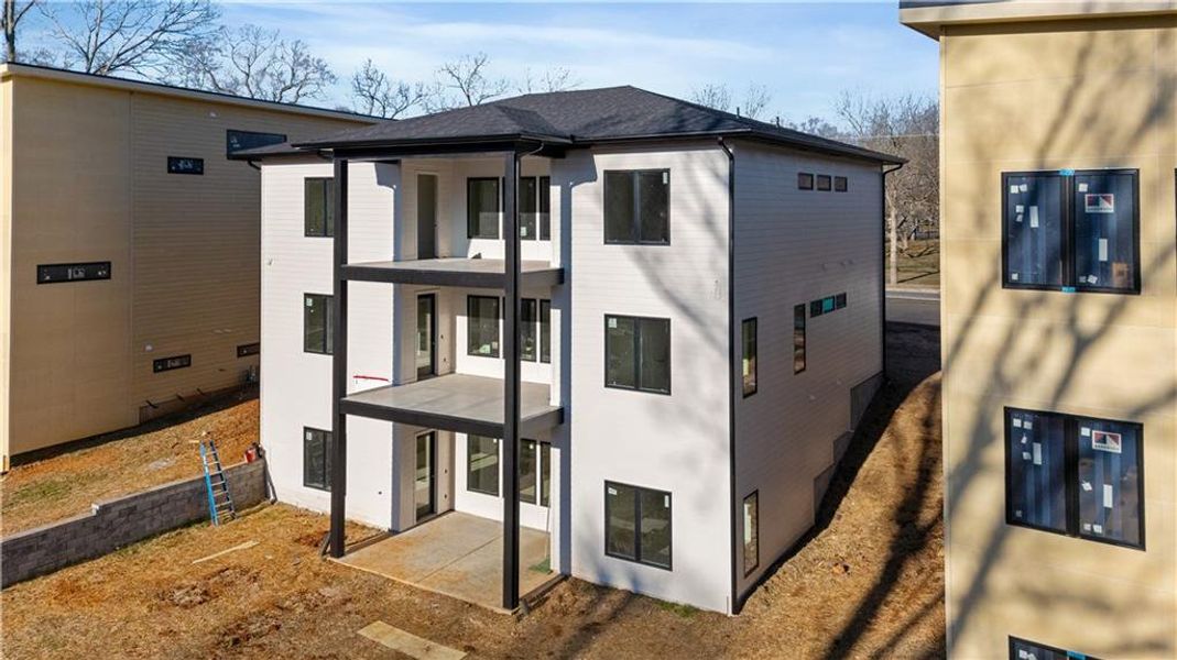 Exterior details and patio area of a home in , Duluth (Image 17).