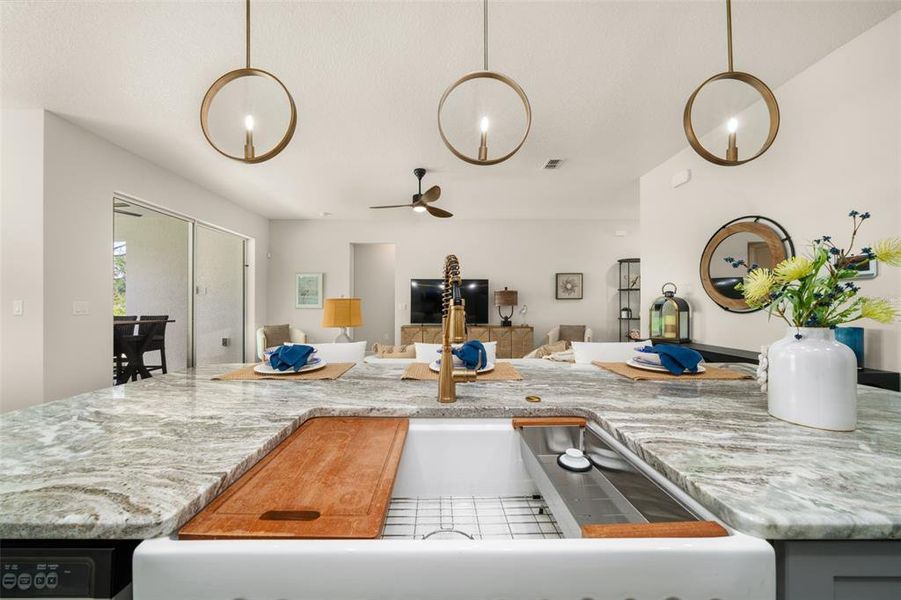 Furnished interior view inside a new home in , Sebring (Image 56).