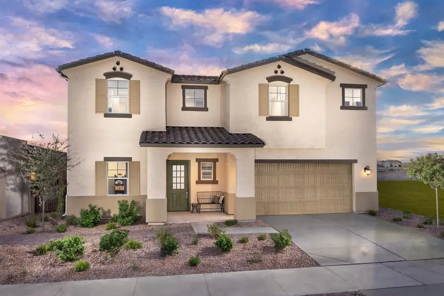 Representative exterior photo of a completed home built from the Revere by Mattamy Homes in Empire Pointe, Queen Creek, AZ (Image 25). Representative exterior photo of a completed home built from the Revere by Mattamy Homes in Empire Pointe, Queen Creek, AZ (Image 25).