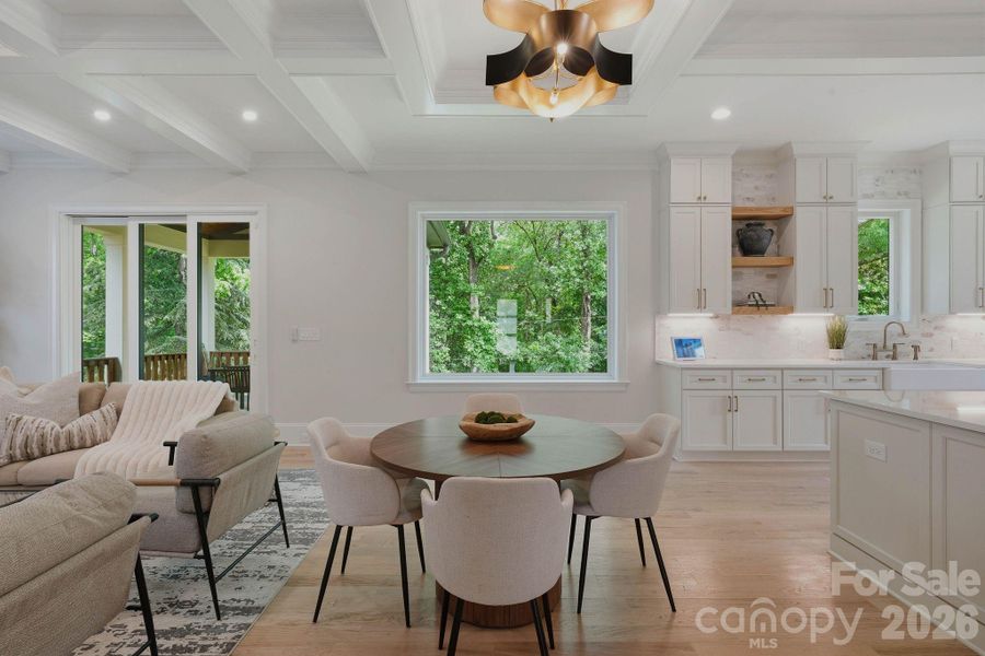 Furnished interior view inside a new home in , Charlotte (Image 5).