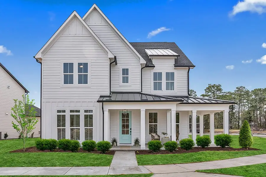 Representative exterior photo of a completed home built from the The Cypress by RobuckHomes in East & Mason, Wilmington, NC (Image 22). Representative exterior photo of a completed home built from the The Cypress by RobuckHomes in East & Mason, Wilmington, NC (Image 22).