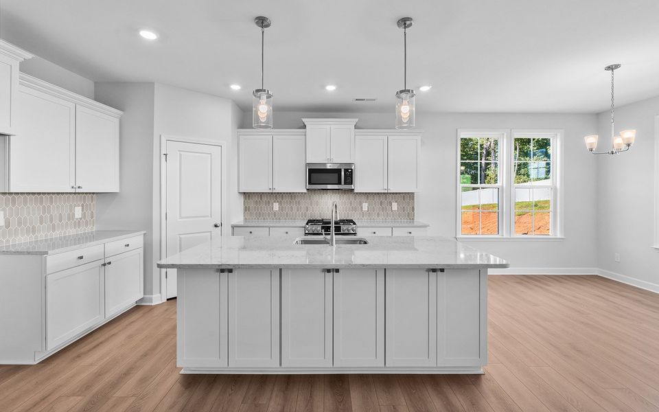 Furnished interior view inside a new home in Hanes Lake, Winston-Salem (Image 5).