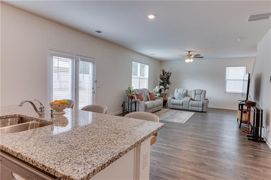 Furnished interior view inside a new home in The Reserve at Calcutta, Stockbridge (Image 29).