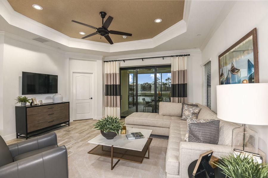 Representative furnished interior of a home built from the Tidewater by Neal Communities in Vicenza, Nokomis (Image 8).