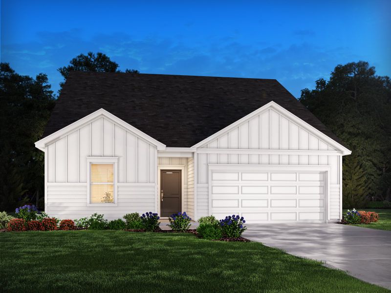 Representative exterior photo of a completed home built from the Northbrook by Meritage Homes in Greystone - Legacy Series, Smyrna, TN (Image 10).