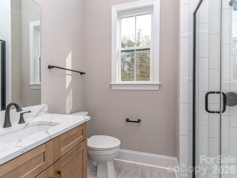 Furnished interior view inside a new home in , York (Image 9).