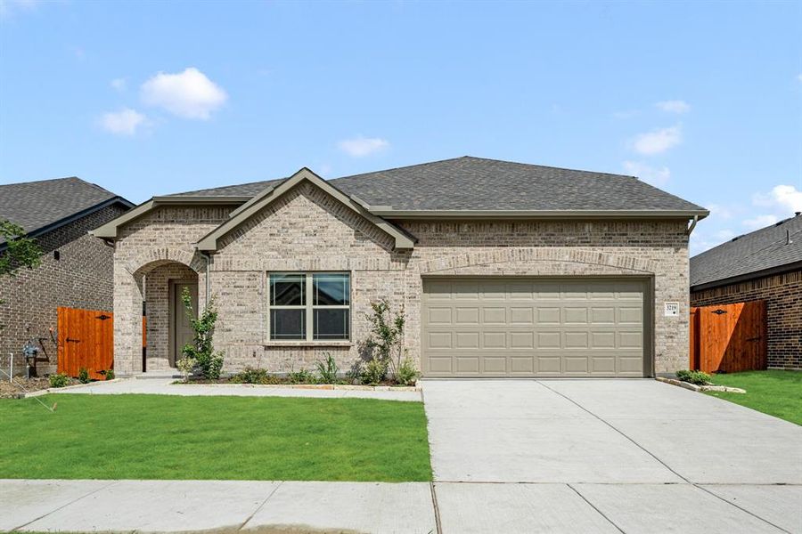 Front exterior of a new home in Heartland Elements, Heartland, TX, highlighting curb appeal (Image 24). Front exterior of a new home in Heartland Elements, Heartland, TX, highlighting curb appeal (Image 24).