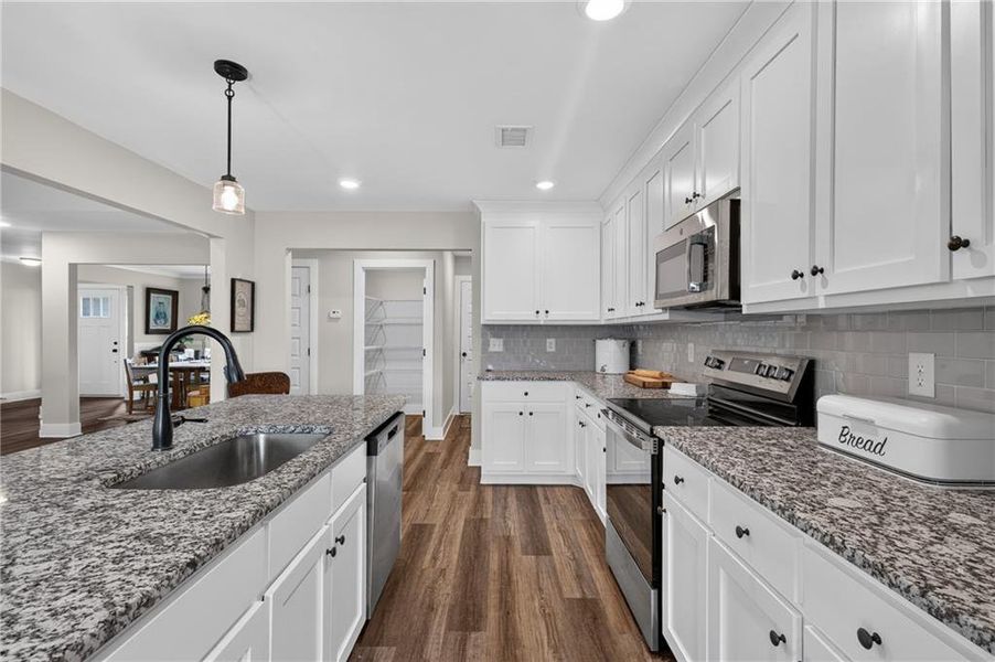 Furnished interior view inside a new home in , Winder (Image 16).