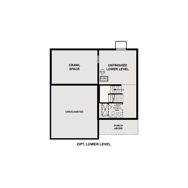 2D floor plan layout for the Fraser | Residence 36204 by Century Communities in The Overlook at Johnstown Farms, Johnstown, CO (Image 17).