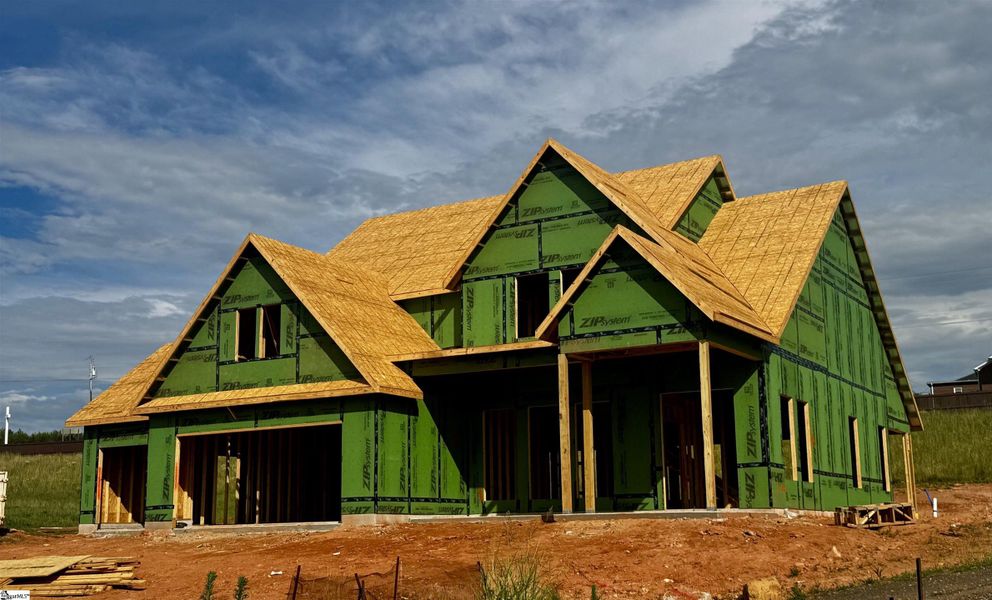 Photo is of actual home in the process of being built. Photo is of actual home in the process of being built.