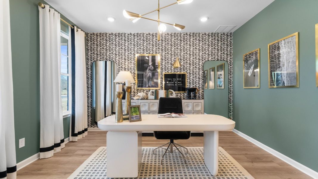Representative furnished interior of a home built from the Stonefield by DRB Homes in Northcroft, Loganville (Image 9).