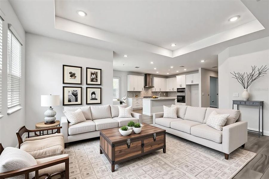Furnished interior view inside a new home in Sweetwater at Lakewood Ranch, Lakewood Ranch (Image 5).