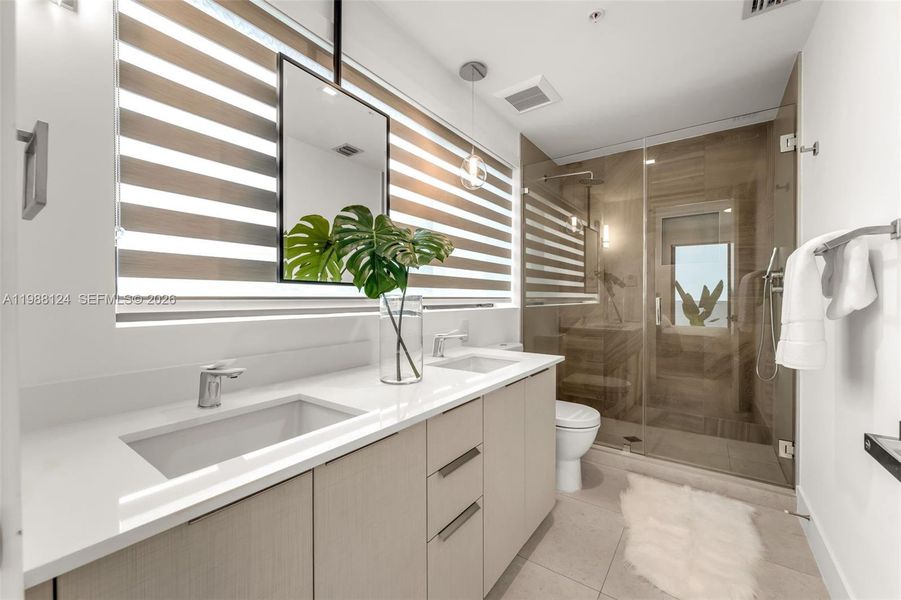 Furnished interior view inside a new home in , Miami (Image 5). Furnished interior view inside a new home in , Miami (Image 5).