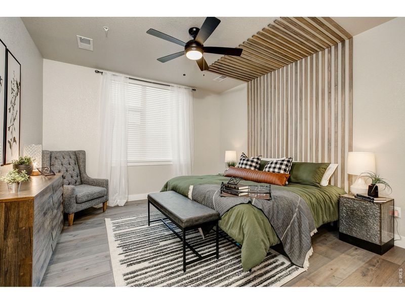 Furnished interior view inside a new home in , Loveland (Image 17).