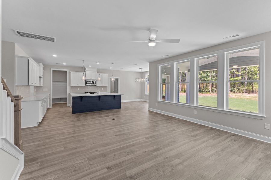 Representative unfurnished interior of a home built from the The Whitley by RobuckHomes in Baylee Ridge, Selma (Image 89).