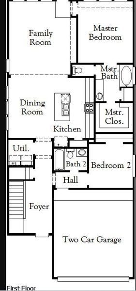 2D floor plan layout of this home in Bridgeland, Cypress, TX (Image 3). 2D floor plan layout of this home in Bridgeland, Cypress, TX (Image 3).