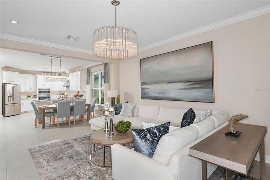 Furnished interior view inside a new home in Skye Ranch Community Group Page, Sarasota (Image 32). Furnished interior view inside a new home in Skye Ranch Community Group Page, Sarasota (Image 32).