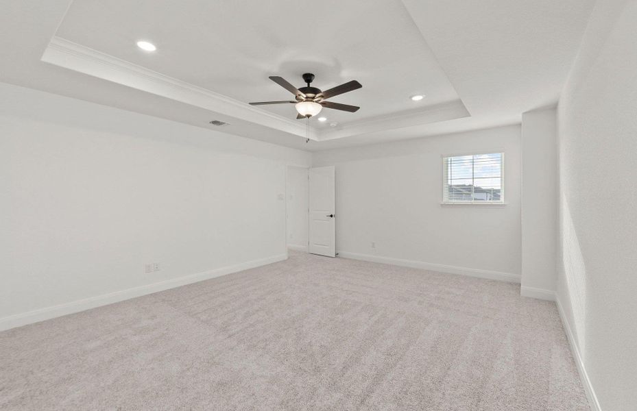 Spacious, unfurnished interior of a new home in Patterson Ranch, Georgetown (Image 27). Spacious, unfurnished interior of a new home in Patterson Ranch, Georgetown (Image 27).