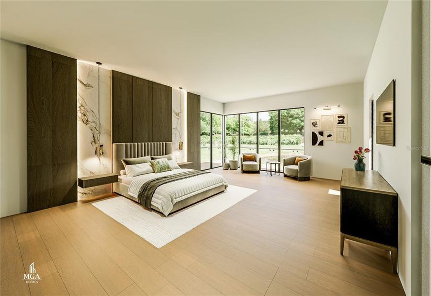 Furnished interior view inside a new home in , Tampa (Image 8). Furnished interior view inside a new home in , Tampa (Image 8).