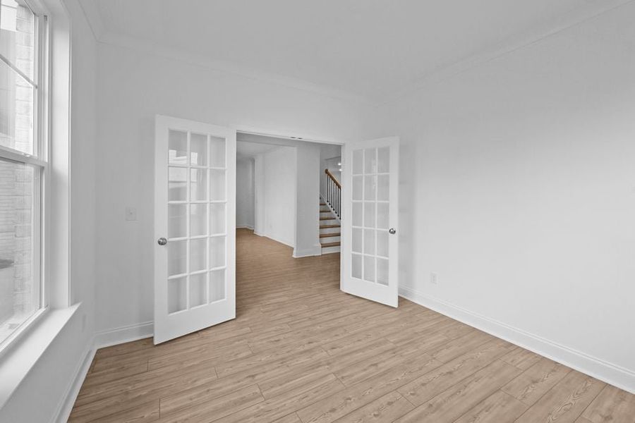 Representative unfurnished interior of a home built from the Lawrence by Taylor Morrison in Watson Park, Snellville (Image 10).