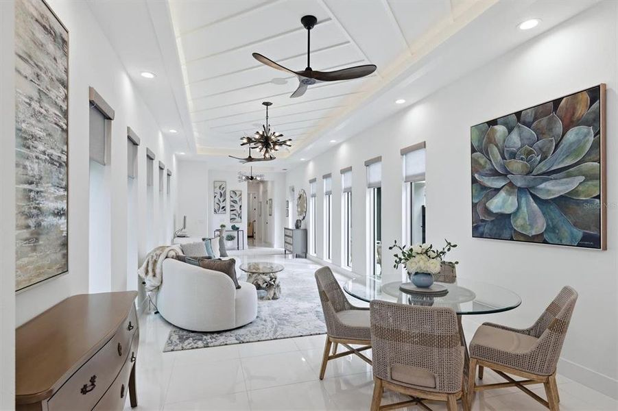 Furnished interior view inside a new home in , Bradenton (Image 9).