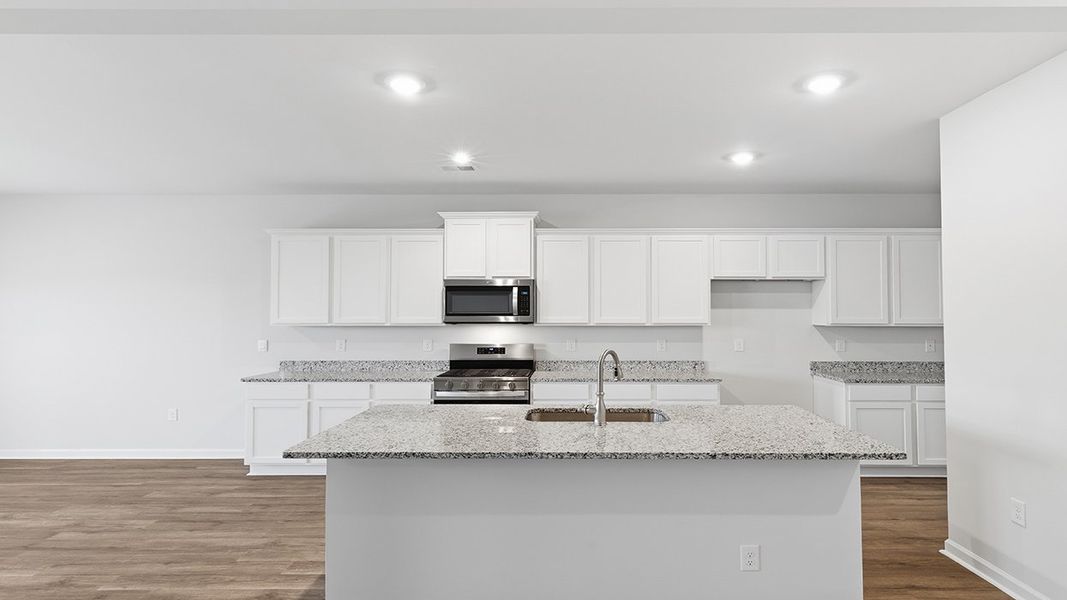 Furnished interior view inside a new home in Southwind Village, Evans (Image 3).