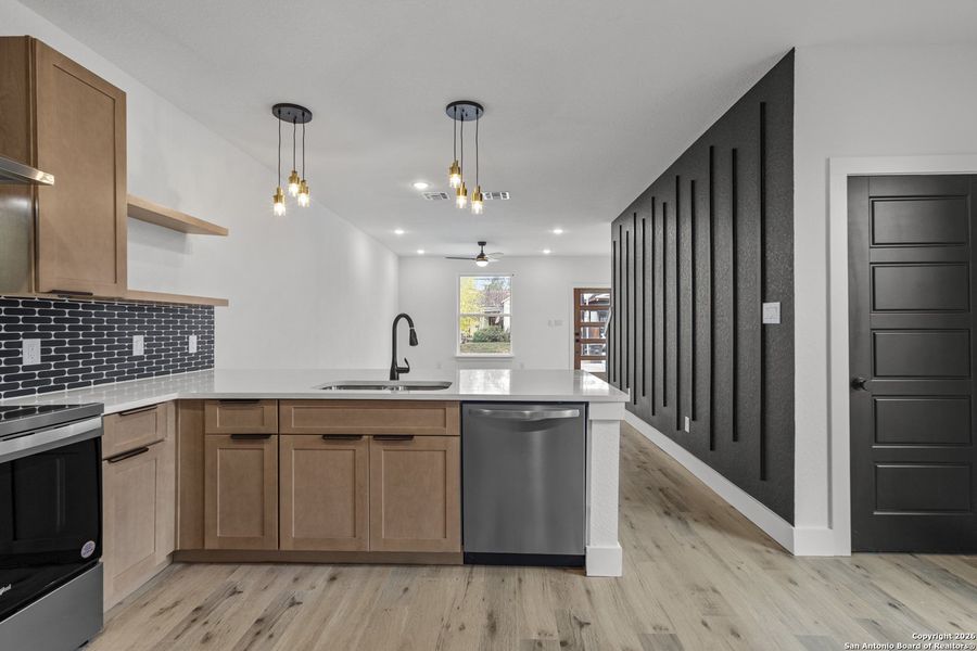 Furnished interior view inside a new home in , San Antonio (Image 12).