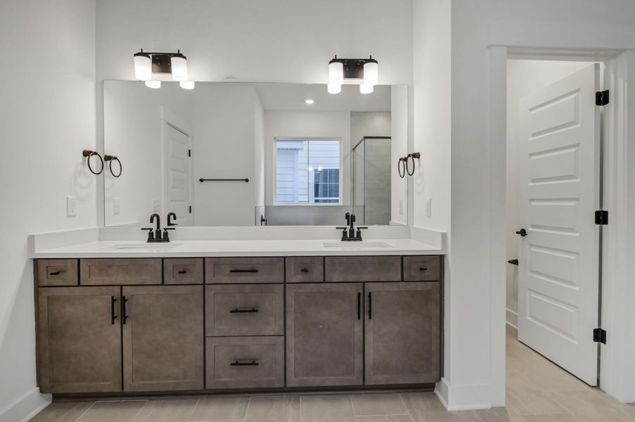 Furnished interior view inside a new home in Clubside Reserve at Summerlake, Lexington (Image 28).