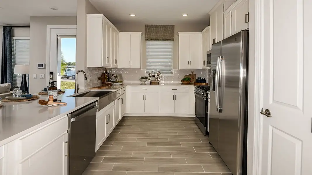 Furnished interior view inside a new home in Center Lake Ranch Community Group Page, St. Cloud (Image 10). Furnished interior view inside a new home in Center Lake Ranch Community Group Page, St. Cloud (Image 10).