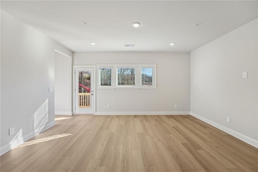 Spacious, unfurnished interior of a new home in Hemingway - Highland Series, Cumming (Image 23).