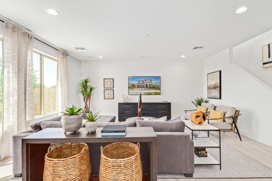 Furnished interior view inside a new home in Rancho Mercado, Surprise (Image 7).
