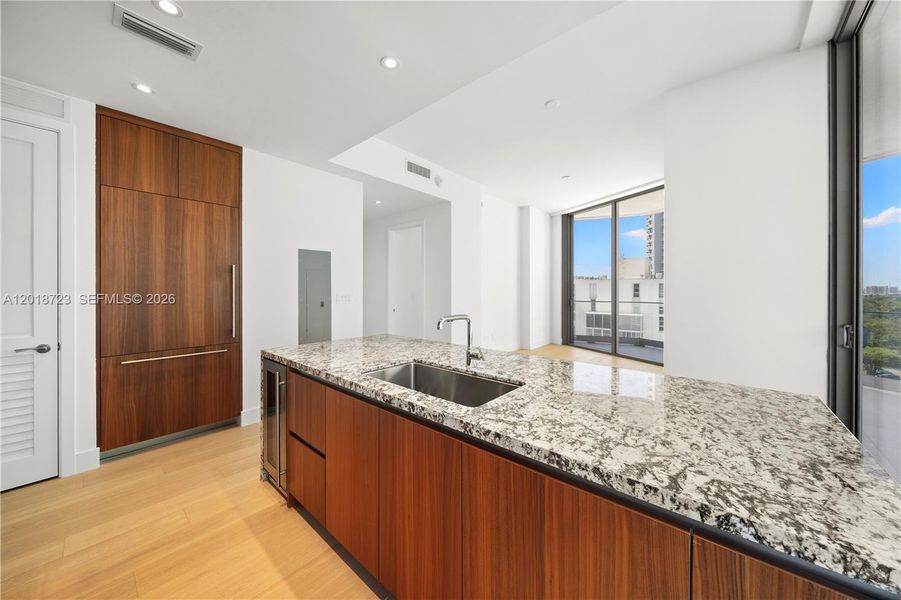 Furnished interior view inside a new home in , Miami (Image 10).