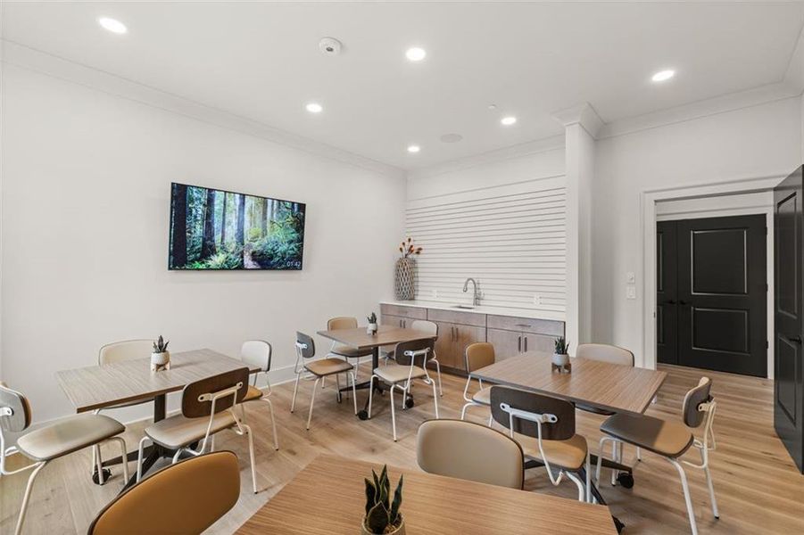 Furnished interior view inside a new home in Soleil Summit Chase, Snellville (Image 33).