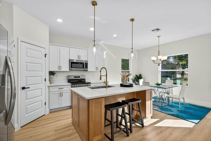 Furnished interior view inside a new home in , Vero Beach (Image 35). Furnished interior view inside a new home in , Vero Beach (Image 35).