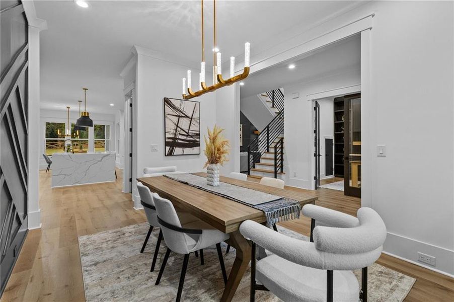 Furnished interior view inside a new home in , Braselton (Image 10). Furnished interior view inside a new home in , Braselton (Image 10).