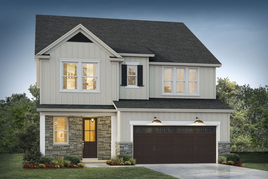 Delmar II Elevation 1 Cape Cod Color Package