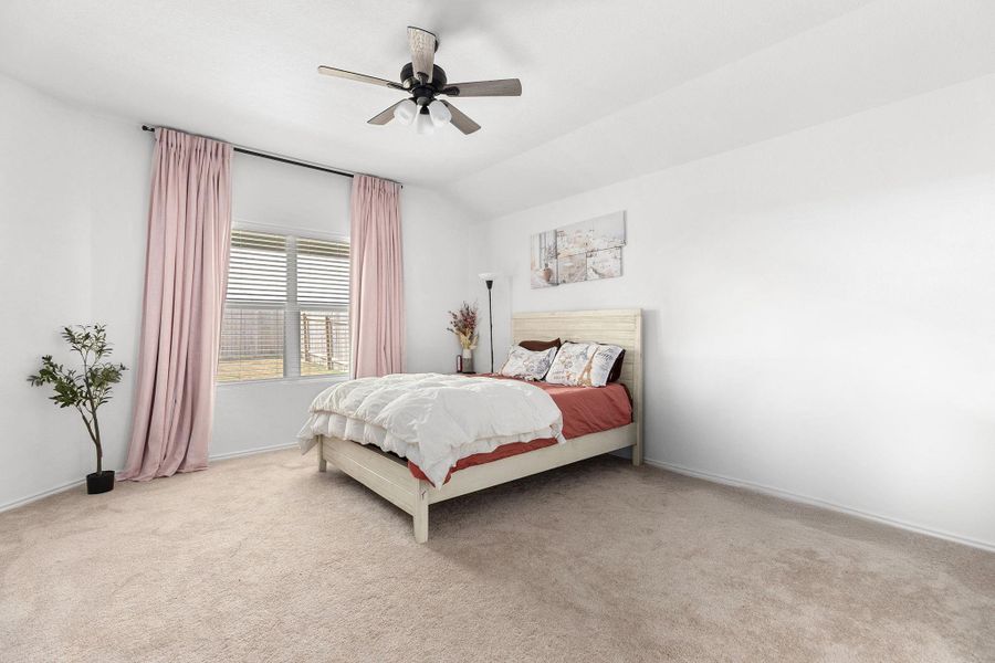 Furnished interior view inside a new home in Cotton Brook: Claremont Collection, Hutto (Image 10). Furnished interior view inside a new home in Cotton Brook: Claremont Collection, Hutto (Image 10).